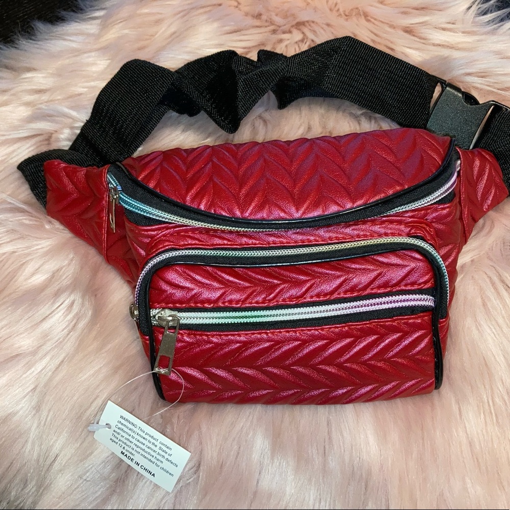 Red Fanny Pack